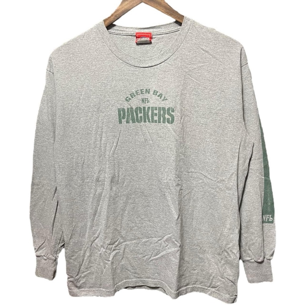 Green Bay Packers NFL football sports long sleeve casual vintage 90s 2000s shirt